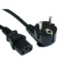 Cables Direct Euro - IEC (C13) 3m Black C13 coupler
