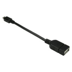 Cables Direct USB2-160OTG USB cable 0.14 m USB 2.0 Micro-USB B USB A B