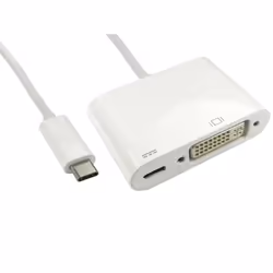 The USB3C-DVICAB-WPD is a USB-C to DVI Adapter with a USB-C charging port. It is designed to transmit signals from USB-C comp ...