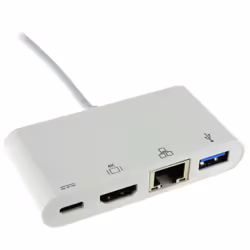 kenable 009706 laptop dock/port replicator USB 3.2 Gen 1 (3.1 Gen 1) Type-C White - Additional view 4