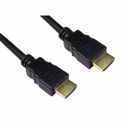 Cables Direct 77HD4-311, 1 m, HDMI Type A (Standard), HDMI Type A (Standard), 4096 x 2160 pixels, 3D, Black