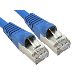 Cables Direct ART-100-HB networking cable Blue 0.25 m Cat6a S/FTP (S-S