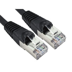 Cables Direct ART-100-HK networking cable Black 0.25 m Cat6a S/FTP (S-