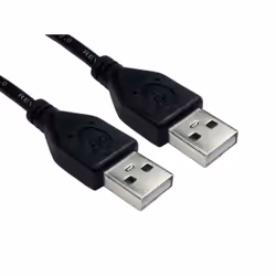 USB 2.0 type A to type A data cable for host to device applications.