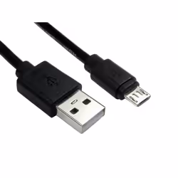 USB 2.0 Micro B data cable for connecting devices such as mobile phones. digital cameras and various other devices with a mic ...