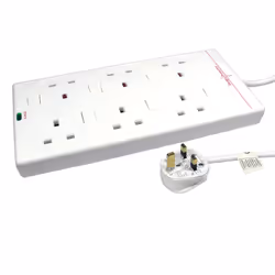 Introducing our power extension blocks. Our 6 way extension blocks are perfect for home and office use and has a 2 metre cabl ...