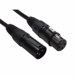 The 2XLR-BK range are high quality XLR cables suitable for connecting professional audio equipment such as microphones and mi ...