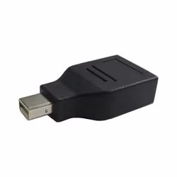 Cables Direct HDMDPM-DPF, Mini DisplayPort, DisplayPort, Male, Female, 3840 x 2160 pixels, Black