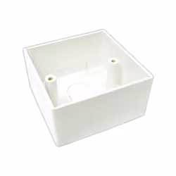 The AV-MODBBSF is a surface mounted single back box for 86mm wide faceplates. Has multi in and out points allowing easy acces ...