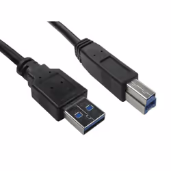 The 99CDL-80 range of "SuperSpeed USB" Type A (male) to Type B (male) cables support a data transfer rate up to 5 G ...