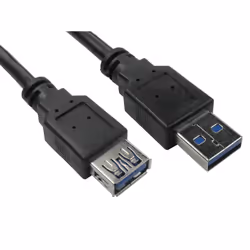 The 99CDL-82 range of "SuperSpeed USB" Type A (male) to Type A (female) cables support a data transfer rate up to 5 ...