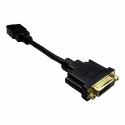 Cables Direct CDL-DV005CAB, 0.15 m, HDMI, DVI-D, Male, Male, Straight