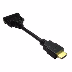 Cables Direct CDL-DV005CAB video cable adapter 0.15 m HDMI DVI-D Black