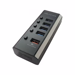 The NEWlink USB3.0 4 Port Hub is supplied with a 12v 2a external power supply and is ideal for adding additional USB3.0 ports ...