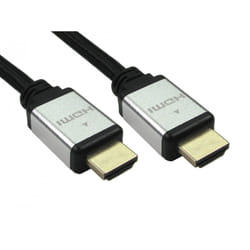 Cables Direct HDMI HDMI cable 3 m HDMI Type A (Standard) Black. Silver