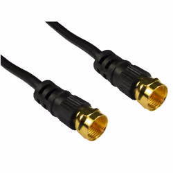 Cables Direct F type connector cable is a coaxial cable primarily used for connecting satellite systems and cable modems.- F ...