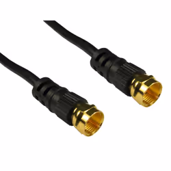 Our F type connector cable is a coaxial cable primarily used for connecting satellite systems and cable modems.