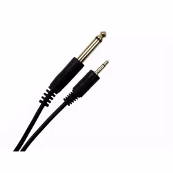 For 3.5mm Jack Plug to 6.3mm (1/4inch) Jack Plug audio equipment. Being bi-directional it can also be used to connect from a ...