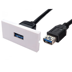 Cables Direct USB3 Euromod USB cable USB 3.2 Gen 1 (3.1 Gen 1) USB A B