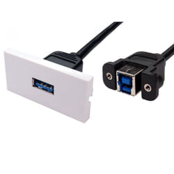 Cables Direct USB3 Euromod USB cable USB 3.2 Gen 1 (3.1 Gen 1) USB A U