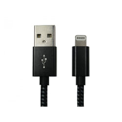 Cables Direct CDL 2M Black USB2.0 A - Lightning
