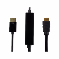The HDPORT-0054K-* range are DisplayPort v1.4 to HDMI cables. They allow you to transmit a video signal from your host PC wit ...