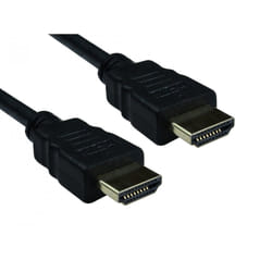 Cables Direct 77HD419-01LSZH HDMI cable 1 m HDMI Type A (Standard) Bla