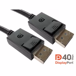 Our CDLDP40 range of DisplayPort v2.1 cables are VESA Certified DP40 cables and support transmission modes up to UHBR10. The ...