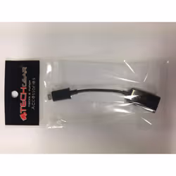 TECHGEAR OTG USB Adapter Cable for Samsung Galaxy Note 10.1 Inch 2014 P600 P601 P605 - On The Go Micro USB to Female USB Adapter