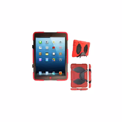 TECHGEAR G-SHOCK Case for iPad Mini 3, Mini 2, Mini 1 - Tough Rugged Heavy Duty Survival Case with Detachable Stand - Kids W ...