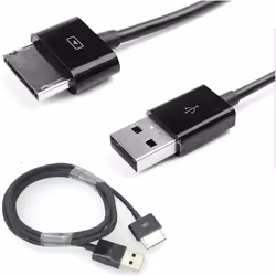 TECHGEAR USB Charge & Data Sync Cable Lead Compatible with Asus VivoTab RT TF600 TF600T, Transformer Pad TF701T, VivoTab TF81 ...