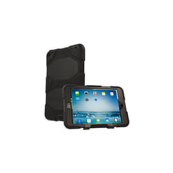 TECHGEAR G-SHOCK Case fits Apple iPad Mini 5 / 4 - Rugged Heavy Duty Armour Shock Proof Survival Protective Case with Stand - Kids Work School - BLACK