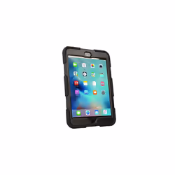TECHGEAR G-SHOCK Case fits Apple iPad Mini 5 / 4 - Rugged Heavy Duty Armour Shock Proof Survival Protective Case with Stand - Kids Work School - BLACK