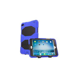 TECHGEAR G-SHOCK Case fits Apple iPad Mini 5 / 4 - Rugged Heavy Duty Armour Shock Proof Survival Protective Case with Stand - Kids Work School - BLUE