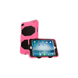 TECHGEAR G-SHOCK Case fits Apple iPad Mini 5 / 4 - Rugged Heavy Duty Armour Shock Proof Survival Protective Case with Stand - Kids Work School - PINK