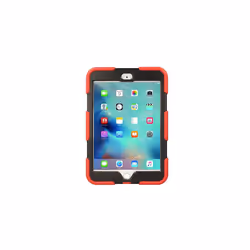 TECHGEAR G-SHOCK Case fits Apple iPad Mini 5 / 4 - Rugged Heavy Duty Armour Shock Proof Survival Protective Case with Stand - Kids Work School C - RED