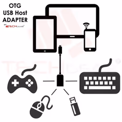 TECHGEAR Type C USB 3.1 OTG Adapter Cable for Huawei P40 P30, P20, P20 Pro, P10, P10 Plus, P9, Nova 7 Pro, MatePad, Mate 20 Pro, Honor 10 etc