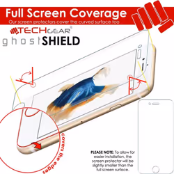 TECHGEAR Screen Protector to fit iPhone SE 5G 2022 / 2020, iPhone 8, iPhone 7 4.7" Reinforced Flexible TPU Screen Protector with Full Coverage