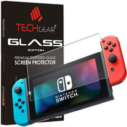 TECHGEAR GLASS Edition for Nintendo Switch, Genuine Tempered Glass Screen Protector  (NOT for Switch OLED)
