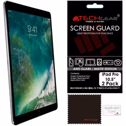 TECHGEAR [Pack of 2] Anti Glare Screen Protectors for iPad Air 2019, iPad Pro 10.5" - Matte Lcd Screen Protector Guards Compa ...