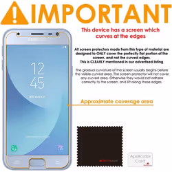 [3 Pack] TECHGEAR Screen Protectors for Galaxy J5 2017 (SM-J530 Series) - Ultra Clear Lcd Screen Protector s [Not for Older Galaxy J5 Models]