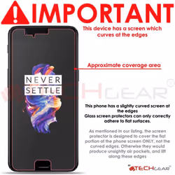 TECHGEAR Screen Protector fits OnePlus 5 - GLASS Edition Genuine Tempered Glass Screen Protector Compatible with OnePlus 5 [1+ 5]