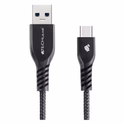 TECHGEAR STRONG High Durability Braided USB C Charging & Sync Cable (30cm) Type C Compatible with Samsung Note 20 Ultra 10 9 S21 S20 FE S10 A12 A21s