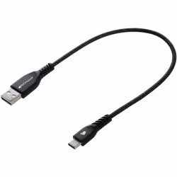 TECHGEAR STRONG High Durability Braided USB C Charging & Sync Cable (30cm) Type C Compatible with Samsung Note 20 Ultra 10 9 S21 S20 FE S10 A12 A21s