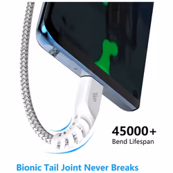 TECHGEAR STRONG High Durability Braided USB C Charging & Sync Cable (30cm) Type C Compatible with Samsung, Moto, Huawei, Oppo, Xiaomi etc