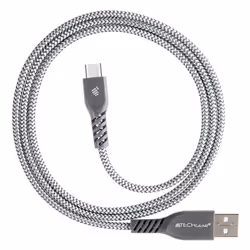 TECHGEAR STRONG High Durability Braided USB C Charging & Sync Cable (1m) Type C Compatible with Samsung Note 20 Ultra 10 9 S21 S20 FE S10 A12 A21s