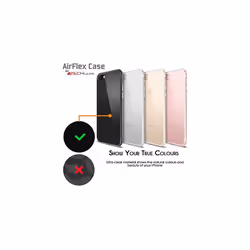 TECHGEAR iPhone SE 2022 / 2020, iPhone 8 / 7 Case - [AirFlex] Slim & Light, Protective, Flexible Gel / TPU Cover with Soft Touch Keys