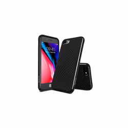 iPhone SE 2022 / 2020, iPhone 8, iPhone 7 4.7" Case - Flexible Shockproof Slim Fit Soft TPU Protect Shell Cover with Carbon F ...