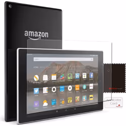 TECHGEAR [3 Pack] Screen Protectors for Previous Amazon Fire HD 10 2019 (9th / 7th Generation, 2019 / 2017) - Clear Lcd Screen Protectors