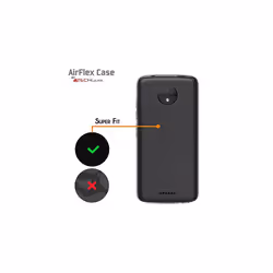 TECHGEAR Moto C Case - [AirFlex] Slim & Light, Protective, Flexible Gel / TPU Cover with Soft Touch Keys Compatible with Motorola Moto C (Super Clear)